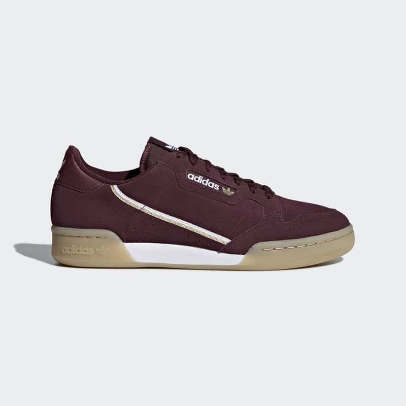 Adidas continental 80 clearance marron